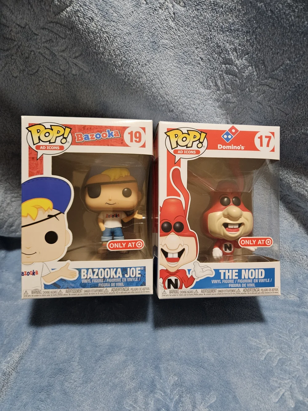 Funko Ad Icons Bazooka Joe & The Noid Vinyl Figures – Red, Blue, White